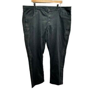 Addition Elle Love  Legend Black Straight Leg Jeans Size 22